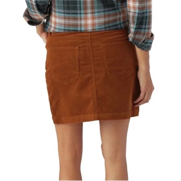 Patagonia regular rusty orange brown colored corduroy miniskirt size 8 - Picture 5 of 13